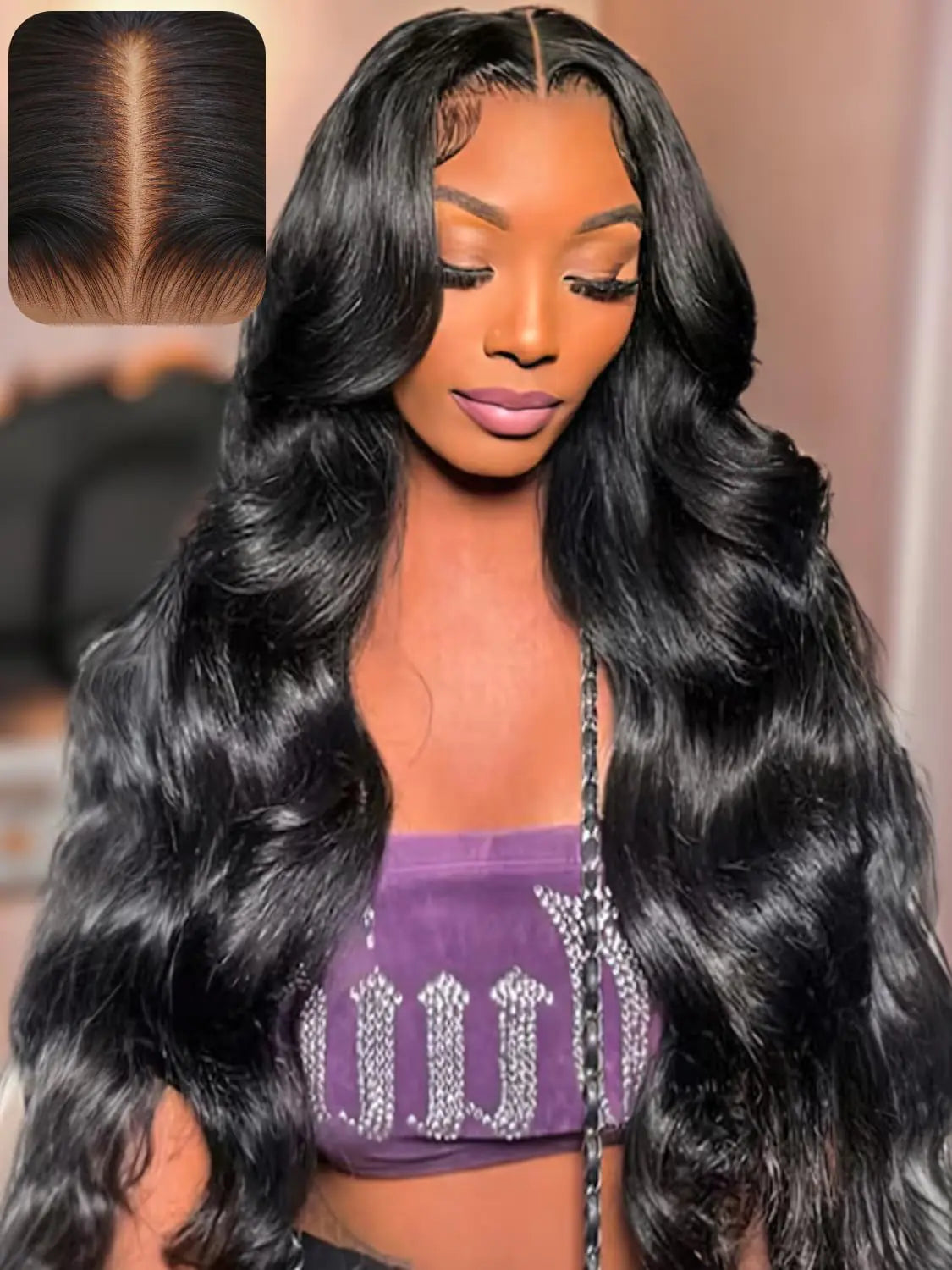 UNICE Body Wave Pre Everything Glueless Wigs Human Hair with Ear Tab Tape 13x4 Lace Front Human Hair Wig Pre Plucked Pre Cut Bleached Knots with Baby Hair 22 inch