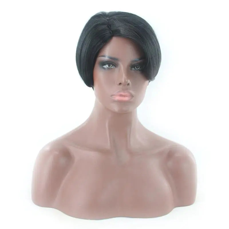 Short Bob Lace Frontal Wig for Black Women - Human Hair
