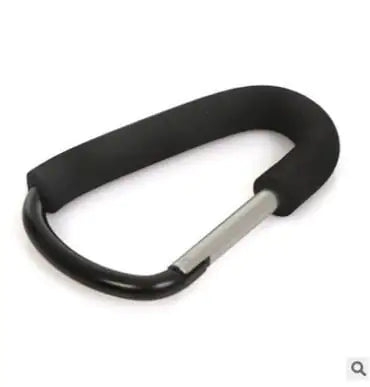360° Rotation Nylon Velcro Baby Carriage Hook & Carabiner