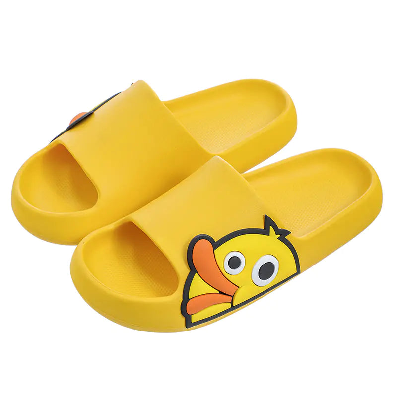 Thick Non-Slip Indoor Bathroom Slippers - Cute Design