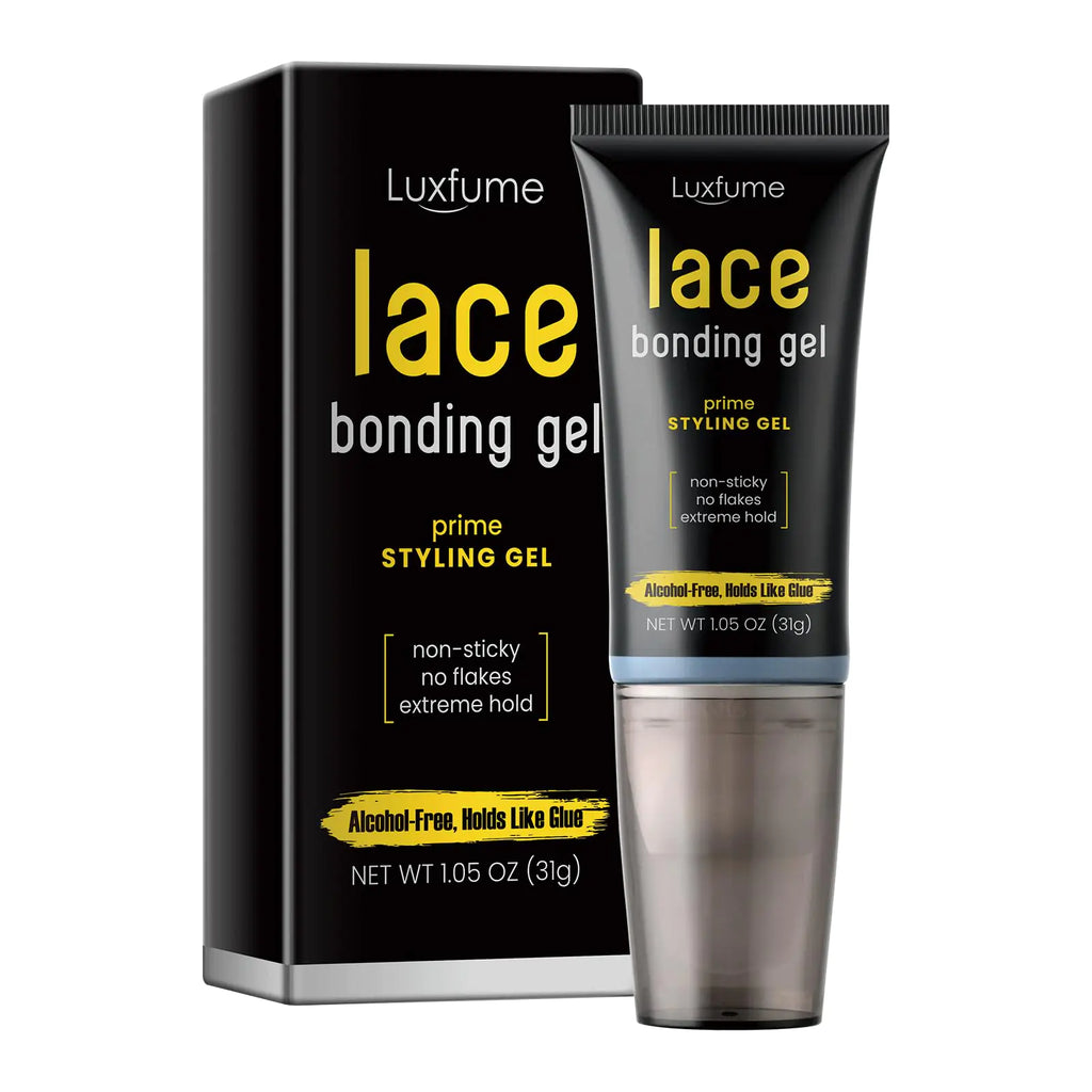 Lace Bonding GelWig Glue Lace GlueNew Brush Head DesignInvisible & Skin-Friendly FormulaBold Hold Lace Glue for WigsTemporary Daily Hold for Lace Front Wigs and Hairfor Women & Men